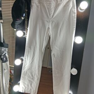 Gloria Vanderbilt Women's Straight Leg White Jeans